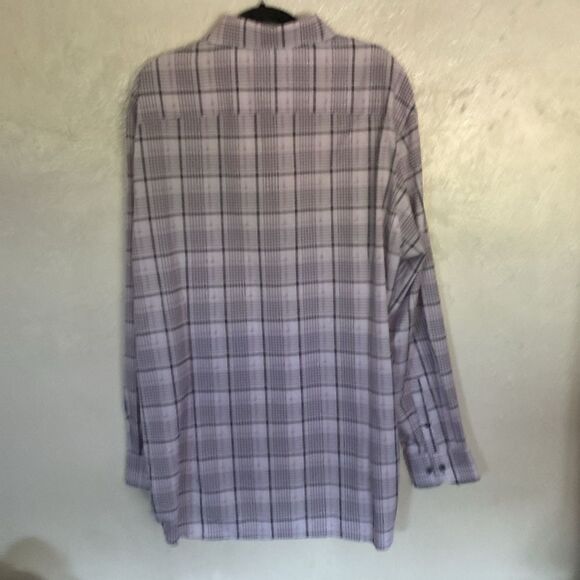 WRK purple and White Button Down Shirt WRK size 18 - Picture 2 of 5